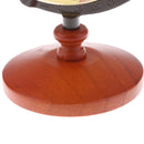 Wooden Base 360Â° Rotating Bronze World Globe - Earth Ocean Geography Kid Educational Teaching Aids Globes Home Decor
