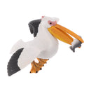 Realistic PVC Animal Bird Model Figurine Action Figures Playset Kids Educational Toy Collectibles Â–Pelecanus