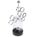 Novel Electric Newton Physics Balance Pendulum Newton's Cradle Desk Figurine Ornament Perpetual Motion Toy Home Office Decor