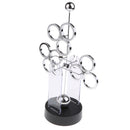 Novel Electric Newton Physics Balance Pendulum Newton's Cradle Desk Figurine Ornament Perpetual Motion Toy Home Office Decor