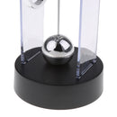 Novel Electric Newton Physics Balance Pendulum Newton's Cradle Desk Figurine Ornament Perpetual Motion Toy Home Office Decor