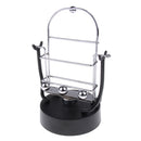 Electric Newton Physics Balancing Ball Pendulum Newton's Cradle Desk Figurine Ornament Perpetual Motion Toy Home Office Desk Decor