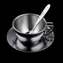 Kids Kitchen Metal Tableware - Stainless Steel Coffee Cup Set, 3 Pieces/Set