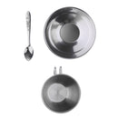 Kids Kitchen Metal Tableware - Stainless Steel Coffee Cup Set, 3 Pieces/Set
