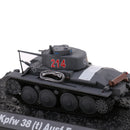 1/72th WWII German PzKpfw 38(t) Ausf.F-1941 Tank Destroyer Diecast Model for Kids/.Adults Showcase Display