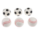 12 Pieces Sports Ball PU Sponge Bouncy Ball Squeezing Toy Gift for Kids/Adults Play Fun