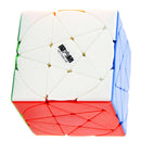Irregular Magic Cube Pentacle Cube Twist Puzzle Toy Brain Teaser Game Toy Gift - White