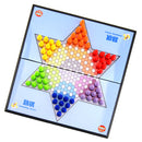 Portable Magnetic Folding Chessboard Chinese checkers Jumping Chess Set Board Game Toy Party Bag Fillers