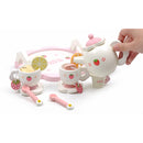 Dollhouse Mini Strawberry Tea Set for Dolls Kids Kitchen Role Play