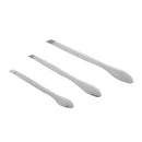 Metal Silver 3pcs Large, Medium, Small Medicinal Ladle Spoon Lab Supplies