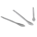 Metal Silver 3pcs Large, Medium, Small Medicinal Ladle Spoon Lab Supplies