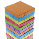 54 Pcs Wooden Blocks Tower Blcoks Stacking & Take Out Dice Balance Game Kids Educational Toy Family Play Fun