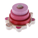 Kids Early Learning Wooden 4 Pillars Wisdom Column Geometry Blocks Matching Baby Developmental Toy Playset