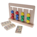 Intellectual Logical Play Moving 4 Colors Ball Blocks Board Game Children Educational Toy Party Favors