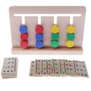 Intellectual Logical Play Moving 4 Colors Ball Blocks Board Game Children Educational Toy Party Favors