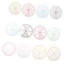 Educational Math Fraction Circles Toy for kids Mathematics Learning Teaching Aids School Supplies