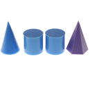 Plastic Geometric Solids 3D geometry Block Manipulatives Mathematics Math Toys 20pcs