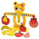Bear Math Learning Subtraction Game Wooden Desktop Balance Toy for Kids