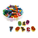 Lacing Bead Set - 80 Beads, and 1 Thread String - Kid Montessori Sorting Toy