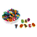 Lacing Bead Set - 80 Beads, and 1 Thread String - Kid Montessori Sorting Toy