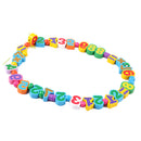 Lacing Bead Set - 80 Beads, and 1 Thread String - Kid Montessori Sorting Toy