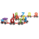 Children Preschool Wooden Digital 0~9 Number Train Blocks Board Game Kids Early Learning Toy Gift