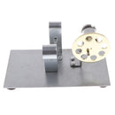 Low Temperature Stirling Engine Flywheel Running Motor Educational Toy Collection Conversion of Heat Energy to Mechanical Work