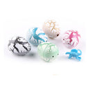 6 Pieces Crack Dinosaur Eggs Hatching Toy with Mini Dinosaur Figures Inside - C