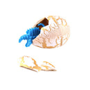 6 Pieces Crack Dinosaur Eggs Hatching Toy with Mini Dinosaur Figures Inside - C