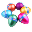 6 Pieces Crack Dinosaur Eggs Hatching Toy with Mini Dinosaur Figures Inside - B