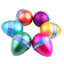 6 Pieces Crack Dinosaur Eggs Hatching Toy with Mini Dinosaur Figures Inside - B