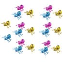 20 Pieces Colorful Spiders Hatching Toy with Mini Bug Figures Inside, Kids Educational Nature Toy Gift