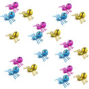 20 Pieces Colorful Spiders Hatching Toy with Mini Bug Figures Inside, Kids Educational Nature Toy Gift