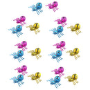 20 Pieces Colorful Spiders Hatching Toy with Mini Bug Figures Inside, Kids Educational Nature Toy Gift