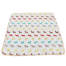 Non-slip Square Play Mat / Rug for Kids Baby Crawling Rugs Carpet Indoor Outdoor Play Tent Nursery Pad Soft & Thick - Fawn Animal Pattern