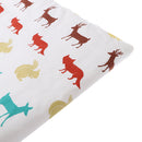 Non-slip Square Play Mat / Rug for Kids Baby Crawling Rugs Carpet Indoor Outdoor Play Tent Nursery Pad Soft & Thick - Fawn Animal Pattern