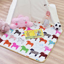 Non-slip Square Play Mat / Rug for Kids Baby Crawling Rugs Carpet Indoor Outdoor Play Tent Pad Soft & Thick - Horse Animal Pattern
