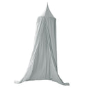 Mosquito Net Bed Canopy Dome Princess Cotton Cloth Tent Kids Room Decor Gray