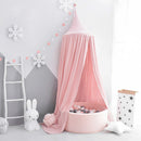 Mosquito Net Bed Canopy Dome Princess Cotton Cloth Tent Kids Room Decor Pink