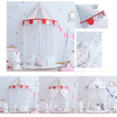 Kids Bed Canopy With Mosquito Netting, Hanging Princess Play Tent - Star, S