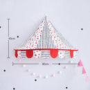 Kids Bed Canopy With Cloth Curtain, Hanging Princess Play Tent - Star, S