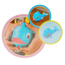 Baby Bath Toy Floating Dolphin Water Spray Swimming Water Toy - Pack Of 6