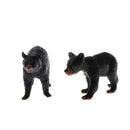 Plastic Realistic Wildlife Jungle Forest Animals Black Bear Action Figure Toys Playset, Eduactional Toys For Kids Toddler Collectibles S