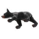 Plastic Realistic Wildlife Jungle Forest Animals Black Bear Action Figure Toys Playset, Eduactional Toys For Kids Toddler Collectibles S