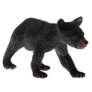 Plastic Realistic Wildlife Jungle Forest Animals Black Bear Action Figure Toys Playset, Eduactional Toys For Kids Toddler Collectibles S