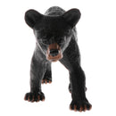 Plastic Realistic Wildlife Jungle Forest Animals Black Bear Action Figure Toys Playset, Eduactional Toys For Kids Toddler Collectibles S