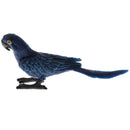 Plastic Realistic Wildlife Jungle Forest Animals Parrot Action Figure Toys Playset, Eduactional Toys For Kids Toddler Collectibles Blue