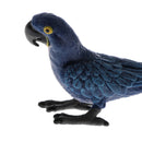 Plastic Realistic Wildlife Jungle Forest Animals Parrot Action Figure Toys Playset, Eduactional Toys For Kids Toddler Collectibles Blue