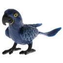Plastic Realistic Wildlife Jungle Forest Animals Parrot Action Figure Toys Playset, Eduactional Toys For Kids Toddler Collectibles Blue