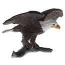 Plastic Realistic Wildlife Jungle Forest Animals Bald Eagle Action Figure Toys Playset, Kids Toddler Nature Toys Home Decor Collectibles